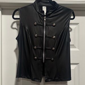 NaNa Black Military-Style Vest